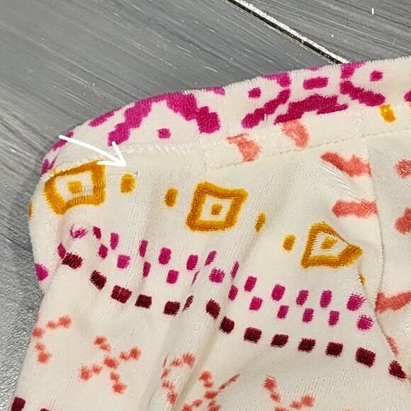 Sonoma Velour Nightgown Sleepshirt Soft Comfy Cozy Warm Small Multicolored - Picture 2 of 5